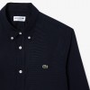 LACOSTE Men's Regular Fit Premium Cotton Shirt CH2933 00 HDE Navy Blue