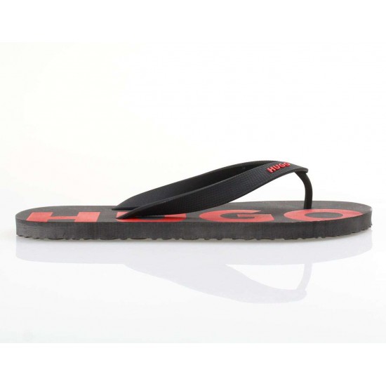 HUGO BOSS Σαγιονάρες Flip-Flops με Logo 50488935 001 Μαύρες