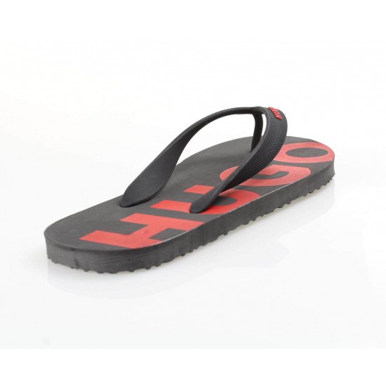 HUGO BOSS Σαγιονάρες Flip-Flops με Logo 50488935 001 Μαύρες