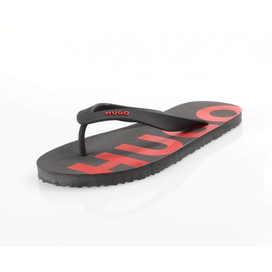 HUGO BOSS Σαγιονάρες Flip-Flops με Logo 50488935 001 Μαύρες