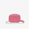 Lacoste Women’s Top Grain Leather Square Shoulder Bag NF4252GZ 00 L39 Pink