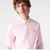 LACOSTE Men's Regular Fit Premium Cotton Shirt CH2933 00 ADY Pastel Pink