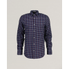 Gant Men's Regular Fit Cotton Twill Micro Multi Check Shirt 3230201 433 Evening Blue