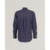 Gant Men's Regular Fit Cotton Twill Micro Multi Check Shirt 3230201 433 Evening Blue