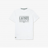 Lacoste Men's Cotton Regular Fit Jersey T-shirt TH0322 00 001 White