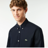 LACOSTE Men's Regular Fit Premium Cotton Shirt CH2933 00 HDE Navy Blue