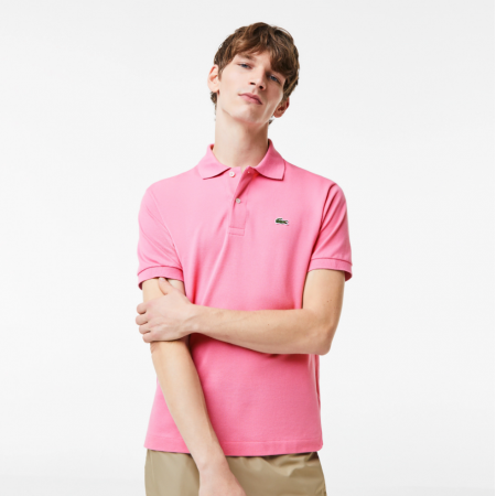 Lacoste Men's Classic Fit Polo Shirt Pink