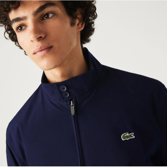 Lacoste Ανδρικό Ελαφρύ Μπουφάν Twill Jacket Κανονική Γραμμή BH0538 00 166 Navy Blue