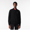 Lacoste Men's Regular Fit Bomber Style Wool Sweater AH1087 00 031 Black