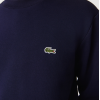 Lacoste Ανδρικό Βαμβακερό Brushed Φούτερ Κανονική Γραμμή SH9608 00 166 Μπλε Σκούρο