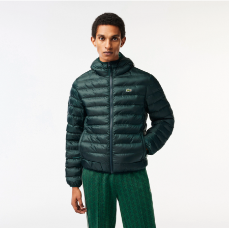 Lacoste Men's Quilted Jacket BH0539 00 YZP Sinople Green