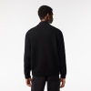 Lacoste Men's Regular Fit Bomber Style Wool Sweater AH1087 00 031 Black