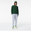 Lacoste Men's  Organic Brushed Cotton Sweatshirt SH9608 00 132 Pine Green