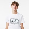 Lacoste Men's Cotton Regular Fit Jersey T-shirt TH0322 00 001 White