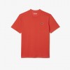 Lacoste Men's Cotton Regular Fit Ultra Dry Sport Jersey T-Shirt TH7618 00 02K Orange