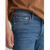 GANT Ανδρικό Παντελόνι Maxen Active Recover Jean Στενή Γραμμή 1000178 972 Μπλε Ανοιχτό