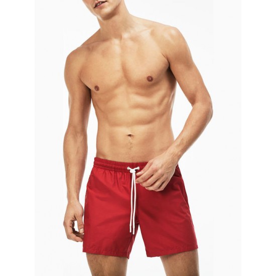 LACOSTE Men's Swim Shorts MH7092 00 JH5 Red