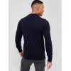 HUGO BOSS Men's Organic Cotton Zip Up Cardigan San Jaque-C 50474809 410 Navy