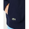 Lacoste Men's Cotton Regular Fit Chest Logo Fleece Sweatshirt SH2481 00 166 Marine