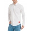 HUGO BOSS Men's Stretch Cotton Poplin Slim Fit Shirt Ermo 50490733 199 Open White