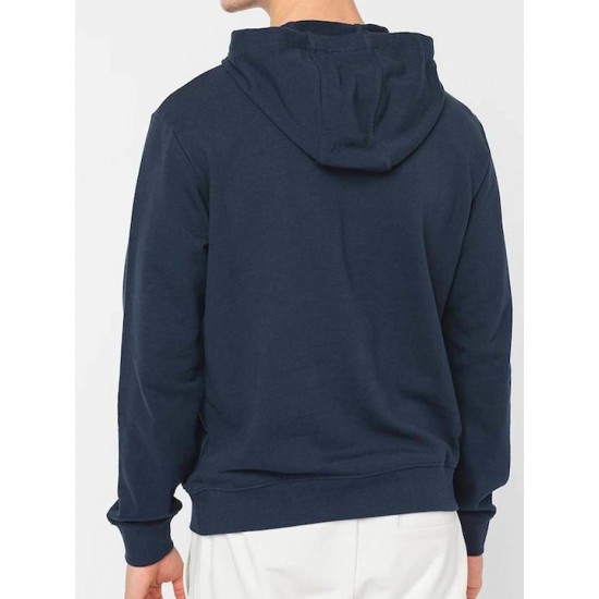 HUGO BOSS Men's Cotton-Terry Hoodie Daltores 50495724 405 Dark Blue