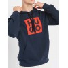 HUGO BOSS Men's Cotton-Terry Hoodie Daltores 50495724 405 Dark Blue