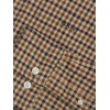 Gant Men's Regular Fit Cotton Twill Micro Multi Check Shirt 3230201 256 Hazelwood Beige