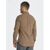 Gant Men's Regular Fit Cotton Twill Micro Multi Check Shirt 3230201 256 Hazelwood Beige