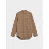 Gant Men's Regular Fit Cotton Twill Micro Multi Check Shirt 3230201 256 Hazelwood Beige