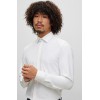 HUGO BOSS Men's Slim-Fit Shirt Kenno In Performance-Stretch Jersey 50490095 199 White