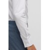 HUGO BOSS Men's Slim-FIit  Structured Cotton Poplin Shirt Kason 50490122 199 Open White