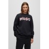 HUGO BOSS Men's Cotton-Blend Relaxed-Fit Sweatshirt Droyko 50494558 001 Black