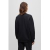 HUGO BOSS Men's Cotton-Blend Relaxed-Fit Sweatshirt Droyko 50494558 001 Black