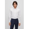 HUGO BOSS Men's Slim Fit Cotton Poplin Shirt Katthew 50495754 199 Open White