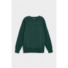 Gant Men's Regular Fit Embrossed Sweat C-Neck 2007074 374 Tartan Green