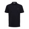 SELECTED Ανδρική Μπλούζα Polo Μονόχρωμη SLHDANTE SS POLO NOOS 16087839-Black (Μαύρο)