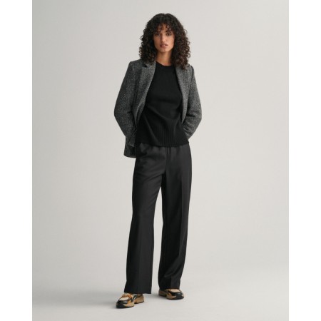Gant Women's Relaxed Fit Pull-On Pants 4150281 19 Ebony Black