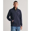 Gant Men's Shield Full Zip Sweatshirt Regular Fit 2008006 433 Evening Blue