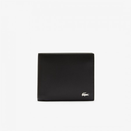 LACOSTE Men's Wallet Billfold Coin NH1112FG 00 000 Black