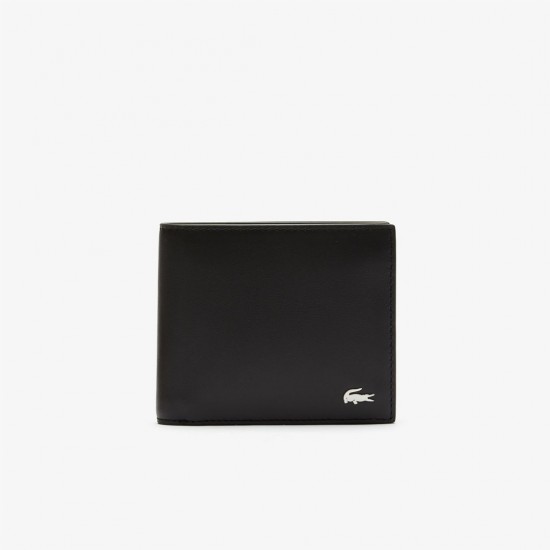 LACOSTE Men's Wallet Billfold Coin NH1112FG 00 000 Black