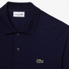 LACOSTE Ανδρική Βαμβακερή Original Μακρυμάνικη Polo Μπλούζα Piqué L.13.12 00 166 Μπλε Σκούρο