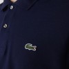 LACOSTE Ανδρική Βαμβακερή Original Μακρυμάνικη Polo Μπλούζα Piqué L.13.12 00 166 Μπλε Σκούρο