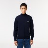 LACOSTE Men's Regular Fit Cotton Stand-Up Collar Cardigan AH1957 00 166 Navy Blue