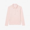 LACOSTE Women’s Slim fit Stretch Piqué Lacoste Polo Shirt PF5464 00 ADY Rose