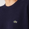 LACOSTE Women's Regular Fit Wool Knit Sweater AF9551 00 166 Navy Blue