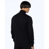 THE BOSTONIANS Men's Regular Fit Cotton Knit Half Zip MO1009 B031BL Black