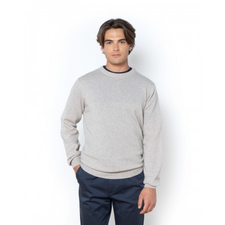 THE BOSTONIANS Men's Regular Fit Lambswool C-Neck MR00012 B056CR Cream