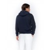 THE BOSTONIANS Men's Regular Fit Cotton Half Zip Hoodie RO1007 B166NV Navy Blue