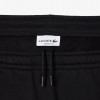 LACOSTE Men's Tapered Fit Cotton Fleece Branded Stripes Sweatpants XH7412 00 031 Black