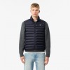 LACOSTE Men's Water Repellent Puffed Sleeveless Jacket BH2886 00 HDE Navy Blue